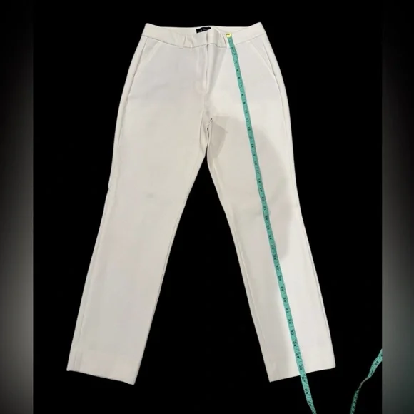 🩵WHBM White Classic Slim Ankle Comfort Stretch Trousers - Picture 4 of 10